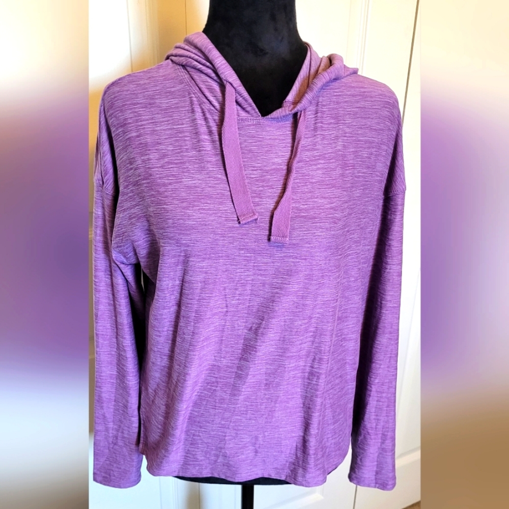 🔥2For$20 Kyodan womens Clarity Hoodie SIZE XS PURPLE Heather